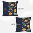 thumbnail image 3 of Bingfone Space Linen Throw Pillow Covers Cushion Case Pocket Button Vintage Farmhouse Pillowcase for Sofa Couch Bed 16"x16", 3 of 9