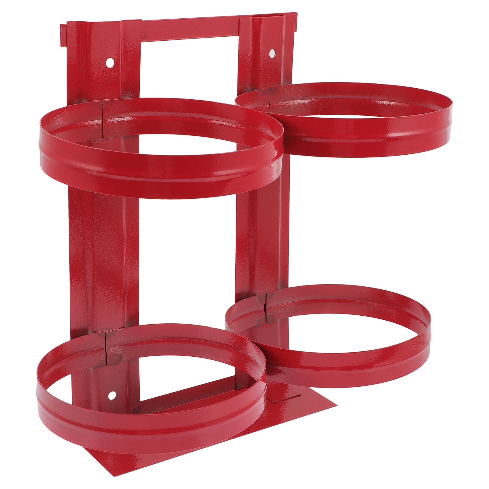 DINHEAROM Metal Fire Extinguisher Holder Red Wall Mount 1Pcs 12.58x10.61x5.89 In