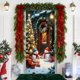 thumbnail image 4 of 35 X 72 Inch Christmas Door Cover Christmas Door Curtain Christmas Day Door And Wall Decoration Festival Party Decoration, 4 of 6