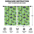 thumbnail image 2 of Blackout Kids Curtains,Green Cartoon Dinosaurs Ponds Pattern Childrens Insulated Curtains Set Of 2,Bedroom Essentials,Toddler Room Decor 42"x63", 2 of 5