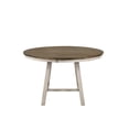 thumbnail image 3 of New Classic Furniture Somerset Solid Wood Round Dining Table Vintage Creme/Brown, 3 of 4