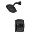 thumbnail image 2 of American Standard TU018507.243 Edgemere Shower Trim Kit with Water Saving Shower Head and Cartridge 1.8 GPM, Matte Black, 2 of 4