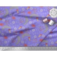 thumbnail image 3 of Soimoi polyester Crepe Fabric Leaves,Berries & Triangle Geometric Printed Fabric 1 Yard 42 Inch Wide, 3 of 3
