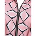 thumbnail image 3 of Vestido Talla Extra Estampado Geométrico y Cordones Rosegal Vestidos camiseros de talla grande, 3 of 5
