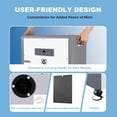 thumbnail image 6 of Hetoy 180 Pints Commercial Dehumidifier for Crawl Spaces - Dehumidifier with Drain Hose, Auto Defrost, and Memory Starting for Basements and Large Areas, 6 of 8