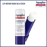 Aquaphor Lip Repair Balm Stick for Dry Chapped Lips with Shea Butter, 0.17 oz