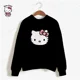 thumbnail image 2 of Sudadera con capucha de manga larga con estampado de HELLO KITTY para mujer, suéter de moda con capucha de dibujos animados para otoño e invierno, 2 of 5