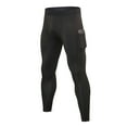 thumbnail image 3 of Pack de 3 mallas de compresión para hombre, mallas para correr, gimnasio, fitness, pantalones para c Abanopi Medias de compresión para hombre, 3 of 7