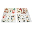 thumbnail image 2 of Pegatina Luminosa de Navidad 4 Piezas DIY Luminoso Papá Noel Muñeco de Nieve Patrón de Alce Pegatinas Decorativas de Navidad Pegatinas de Tatuaje de Dibujos Animados para ANGGREK Otros, 2 of 8