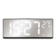 thumbnail image 2 of Reloj de pared digital con pantalla de temperatura y humedad | Reloj silencioso con pantalla a color y alimentación por USB/pilas para salón y dormitorio | Decoración moderna para el hogar, 2 of 8
