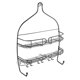 thumbnail image 1 of Caddy p/ regadera 2 canastas Neo GDE acero negro Idesign Idesign by Interdesign 27927ES, 1 of 2