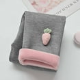 thumbnail image 5 of Diufon Toddler Baby Girls Fleece Leggings Fall Winter Cotton Elastic Waist Tight Pants Thickened Warm Trousers, 5 of 5