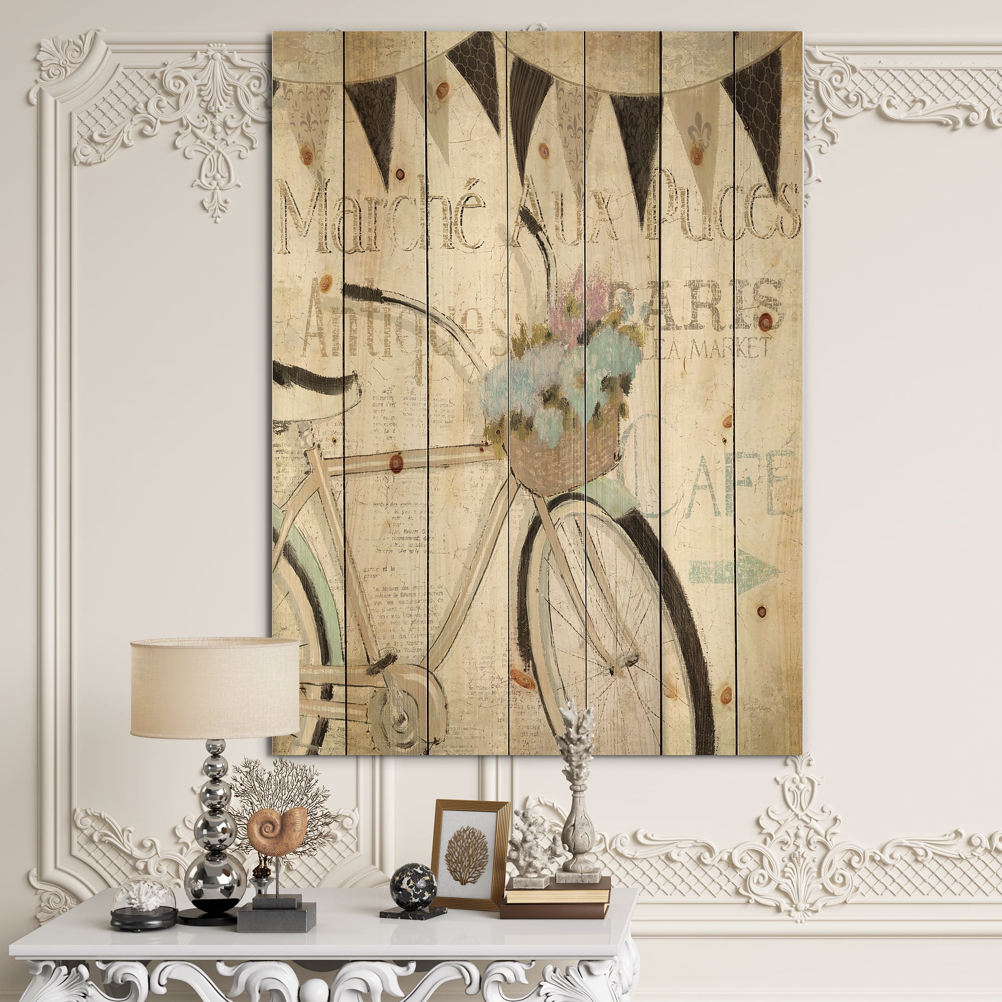 Designart Bicycle Art Print, 36x46