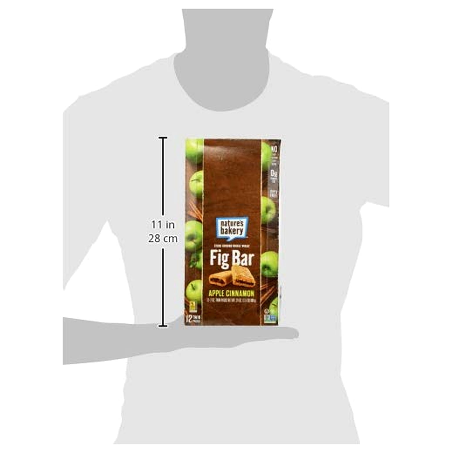 NATURES BAKERY, BAR FIG WW APPLE CINNAMON, 2 oz, (Pack of 12)