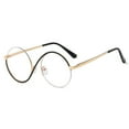 thumbnail image 2 of Anvazise All-match Anti-blue Light Glasses Protect Eyes Metal Portable Anti-slip Frame Eyeglasses for Daily Black, 2 of 13