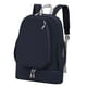 thumbnail image 2 of Bolsa de tenis Mochila de lona con capacidad para 3 raquetas Bolsillo lateral con compartimento para zapatos azul, 2 of 8