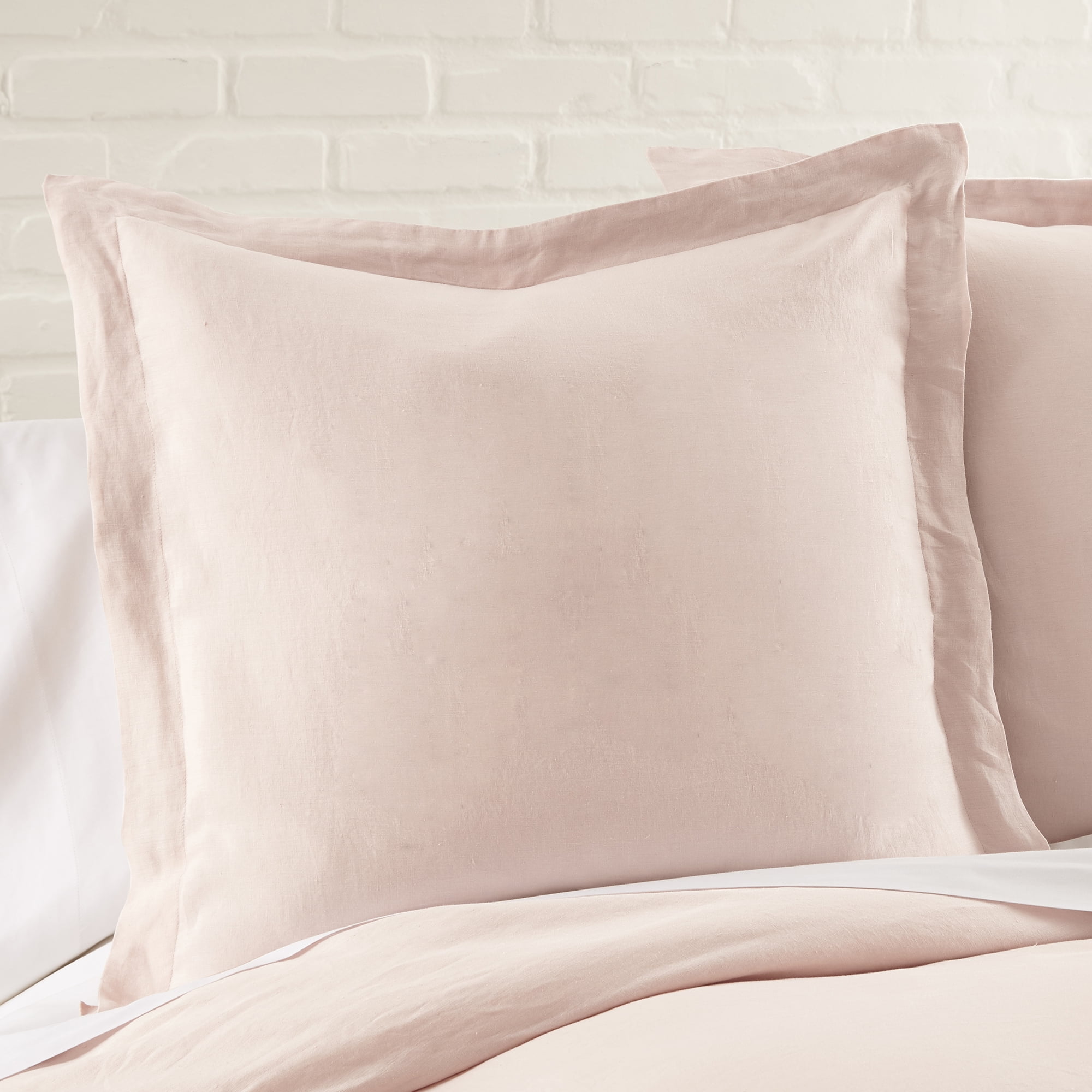 Levtex Home - 100% Linen - Twin Duvet Cover - Washed Linen in Blush - Duvet Cover Size (68 x 88in.)