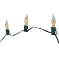 thumbnail image 3 of KSA Set of 10 Amber Flicker Flame Lights, Green Wire, 3 of 3