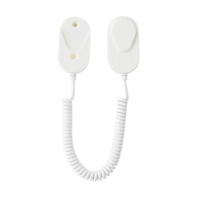Soportes magnéticos para control remoto con cuerdas de resorte Cable de seguridad retráctil para Blanco
