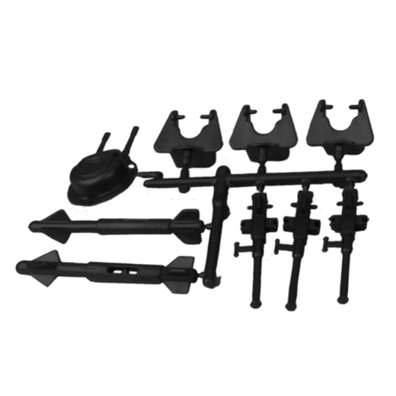 TimMee Plastic Army Men Hercules AC-130 Weapons Replacement Parts - Made in USA
