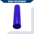 thumbnail image 4 of Car Straight Coupler Silicone Hose Front Universal Intercooler Silicone Tube 4-Ply 2.5" ID Blue, 4 of 6