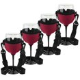 thumbnail image 1 of 4PCS Portable Wine Glass Holder Strap Wine Sling Yoke Glass Holder Support Neck Strap for Birthday, 1 of 5
