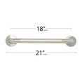thumbnail image 6 of Seachrome IGYS-180-QCR Signature 18" Grab Bar - Peened Satin Brushed Nickel, 6 of 6