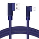 thumbnail image 1 of Cable USB de doble codo 2A Datos de sincronización Cable de carga de alta velocidad tejido de nailon TPE para Android / IOS / Type-C Inevent DZ3746-25, 1 of 7