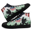 thumbnail image 4 of Bigfoot Celebrate Fourth Of July Independence Day High Top Canvas Shoes Sneakers Black Size 4.5, 4 of 7