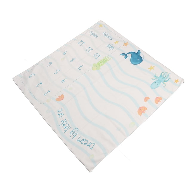 Accesorio para fotos de hitos del bebé, manta de hitos del bebé, manta de aproximadamente el mes del bebé, manta de hitos del bebé, eficiencia óptima