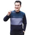 thumbnail image 5 of Suéter grueso para hombre, otoño e invierno, casual, de mediana edad, cálido, multicolor, opcional, alta absorción, 5 of 5