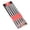 Silver, variant on Sticks 5 Pairs, Reusable Stainless Steel Chopsticks Dishwasher Safe Non-slide Airy Chop Sticks Korean Japanese Chinese Chop Sticks Gift Set, 9.2in,Silver