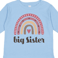 thumbnail image 4 of Inktastic Big Sister Announcement Rainbow Girls Long Sleeve Toddler T-Shirt, 4 of 5