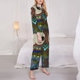 thumbnail image 3 of Bingfone Ensemble de Pyjama Boho Imprimé Hibou pour Femmes, Ensemble de Pyjama à Manches Longues - Grand, 3 of 7
