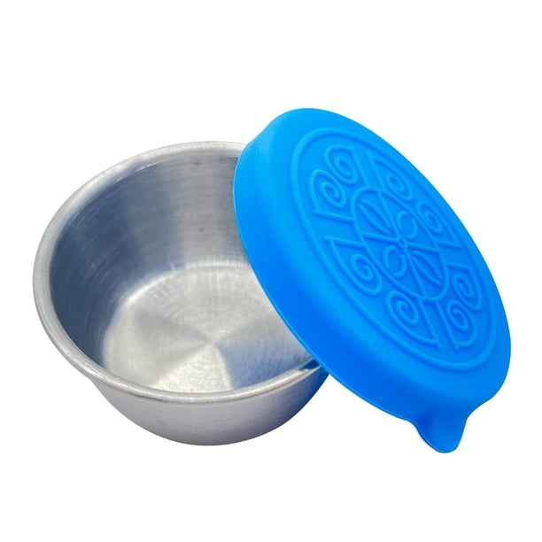 Contenedores de condimentos con tapas - Taza de aderezo de ensalada de 1.7 oz para llevar azul Ehuebsd Libre de BPA