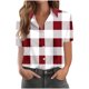 thumbnail image 1 of Pantalones Cortos para las Mujeres Impresión Sexy Cómodo Bolsillo de Manga Corta, Botón Top Blusa Camiseta, 1 of 4