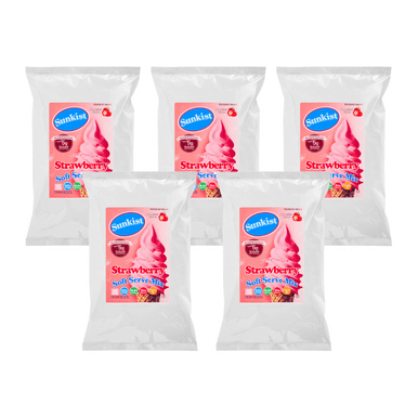 Sunkist Strawberry Soft Serve Mix 2lb - Sweet Summer Delight | Perfect for Homemade Desserts