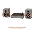 thumbnail image 3 of Tocadiscos Bluetooth Crosley Aria Gris 3 Velocidades con Altavoces Estéreo Incluidos, 3 of 9