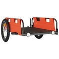 thumbnail image 4 of Bike Trailer Orange Oxford Fabric and Iron, 4 of 11