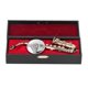 thumbnail image 1 of Miniature Copper Saxophone Model with Stand Mini Musical Instrument Ornaments Gifts, 1 of 5