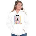 thumbnail image 4 of Betty Boop Game Changer Cutie Cute Zip Hoodie Sweatshirt Women Brisco Brands M, 4 of 6
