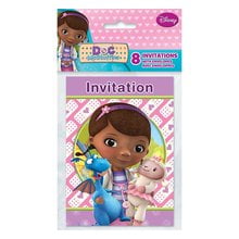 Doc Mcstuffins Invitations W Envelopes 8ct Walmart Com