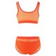 thumbnail image 3 of Traje de baño de 2 piezas para mujer, trajes de baño para mujer, traje de baño de color liso para mujer, conjunto de bikini de tres piezas con abertura de malla hueca para mujer, 3 of 3