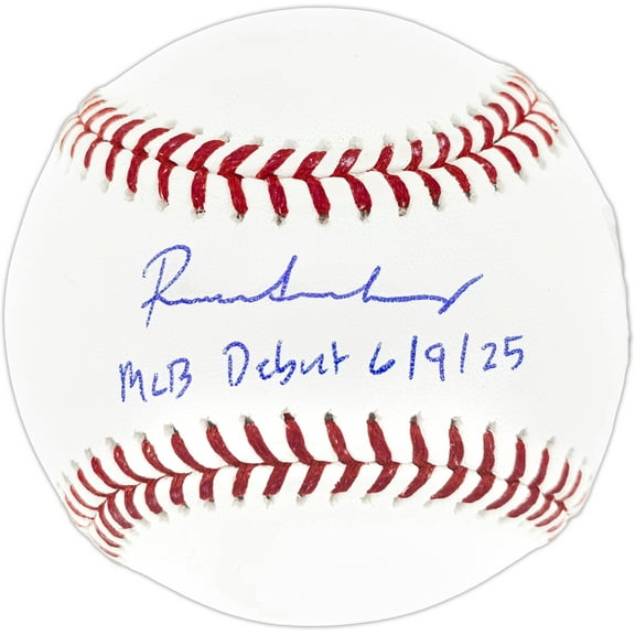 Roman Anthony Autographed Official MLB Baseball Boston Red Sox "MLB Debut 6/9/25" Fanatics & MLB Holo 252788