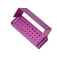 thumbnail image 3 of Soporte Para Fresas De 30 Agujeros, Esterilizable En Autoclave Con Tapa Abierta, Organizador De Fresas Resistente, Color Morado, 3 of 8