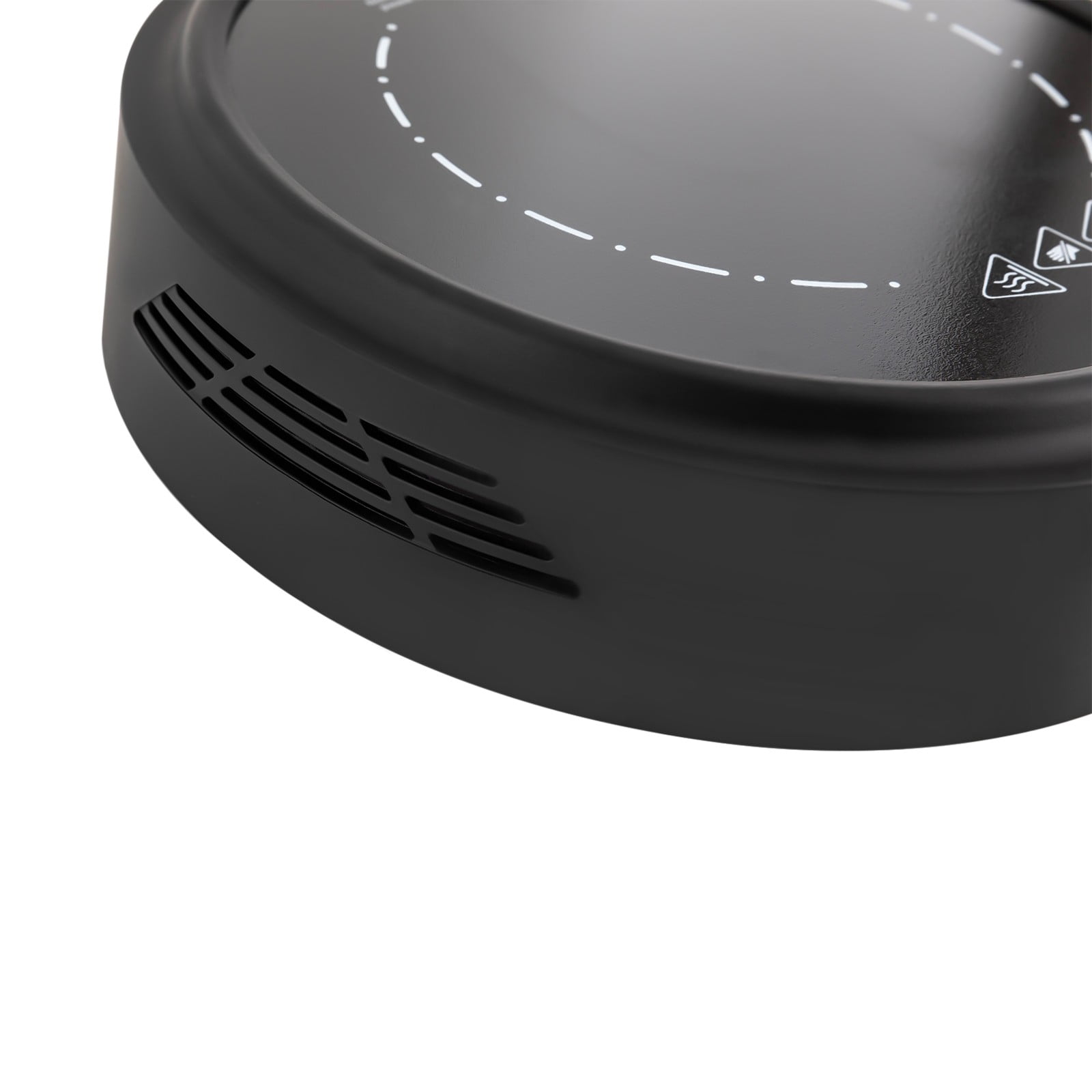 Modern Round Black Portable Electric Mini Hot Plate 700W 110V for Boiling Water Making Tea & Coffee