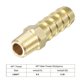 thumbnail image 5 of Conector de manguera de latón con rosca Uxcell, conector de tubo recto, 2 unidades, 3/8"x1/8 NPT, 5 of 7