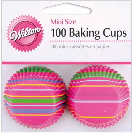 UPC 070896453808 product image for Happy Birthday 'Snappy Stripes' Mini Baking Cups (100ct) | upcitemdb.com