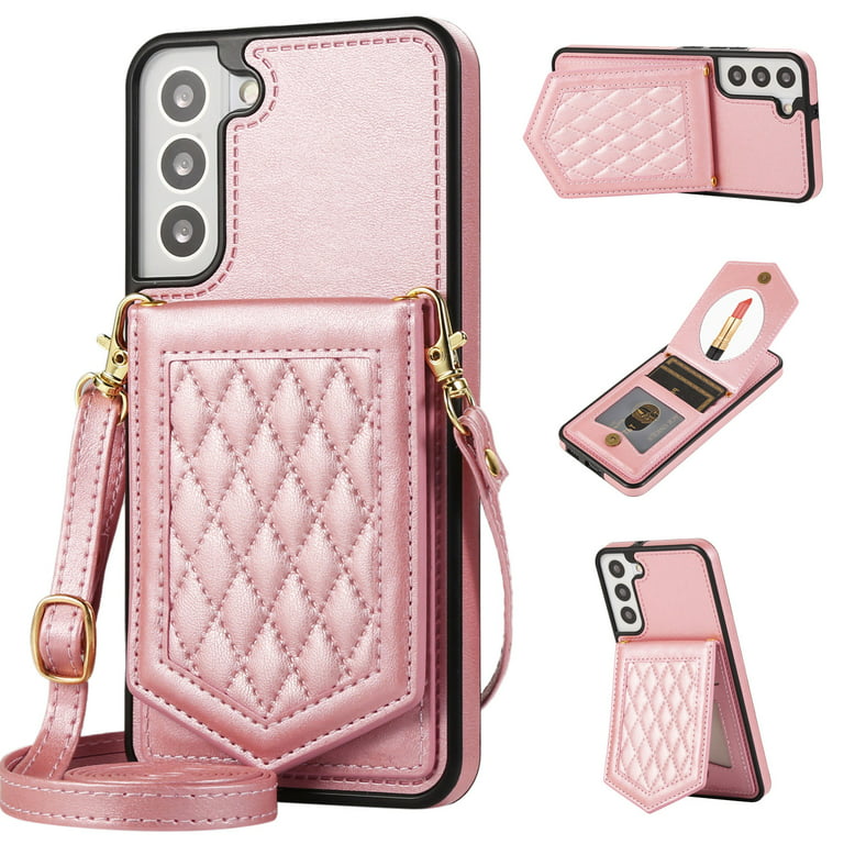 samsung galaxy s23 plus lv phone case with chain shoulder strap