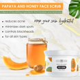 thumbnail image 4 of Fermosa Papaya & Honey Facial Scrub - Skin Cleansing Exfoliator & Skin Exfoliating Scrub for Blackhead, Acne & Dark Spot Control, Hydrating & Nourishing, For All Skin Types- - 6.8oz/200g, 4 of 5